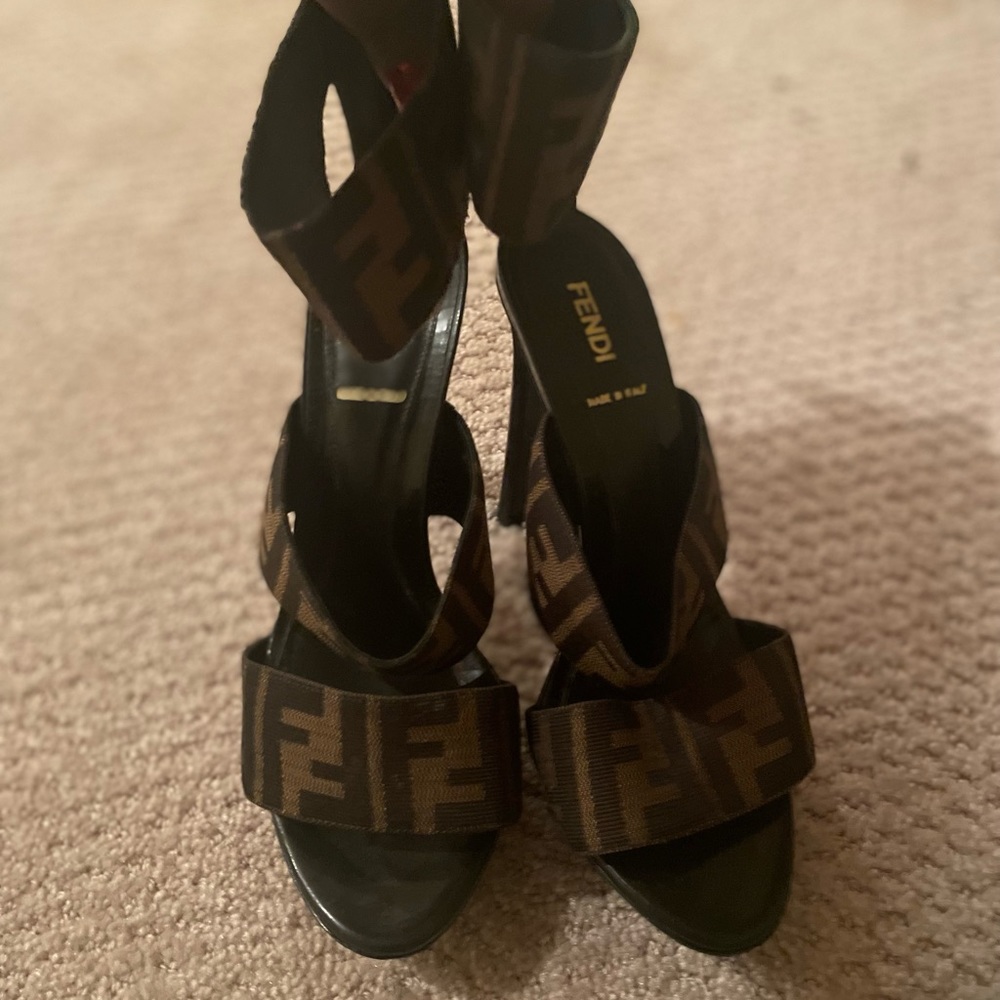 Authentic Fendi platform shoes